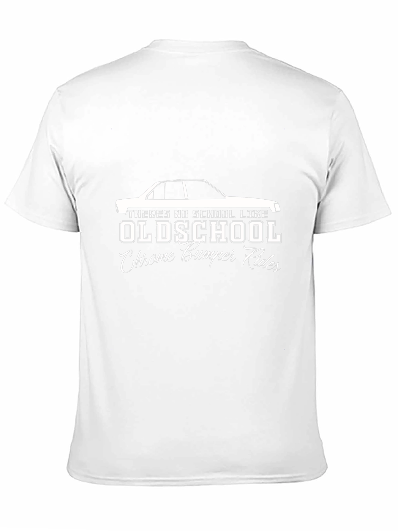 Oldschool Chrome Bumper Rides Graphic Tee