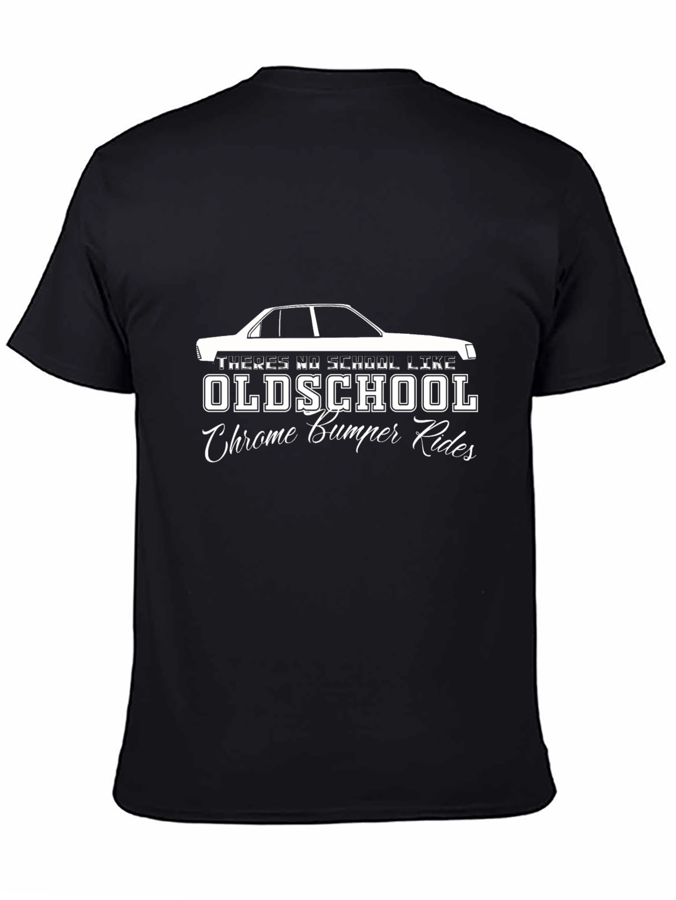 Oldschool Chrome Bumper Rides Graphic Tee