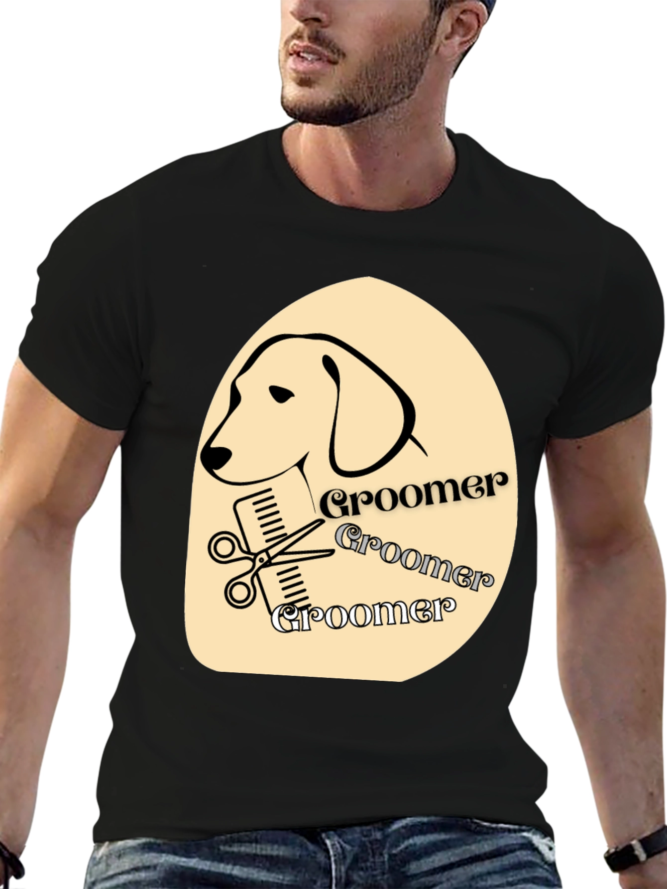 Dog Groomer T-Shirt - Stylish Pet Care Apparel
