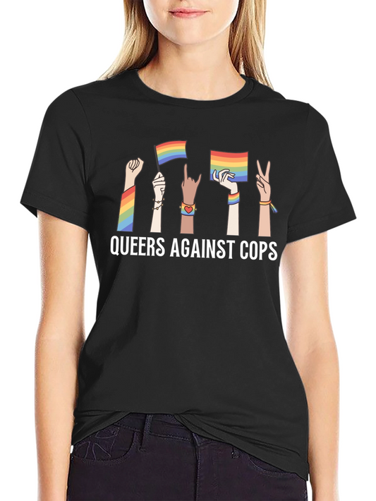 Queers Against Cops Graphic T-Shirt