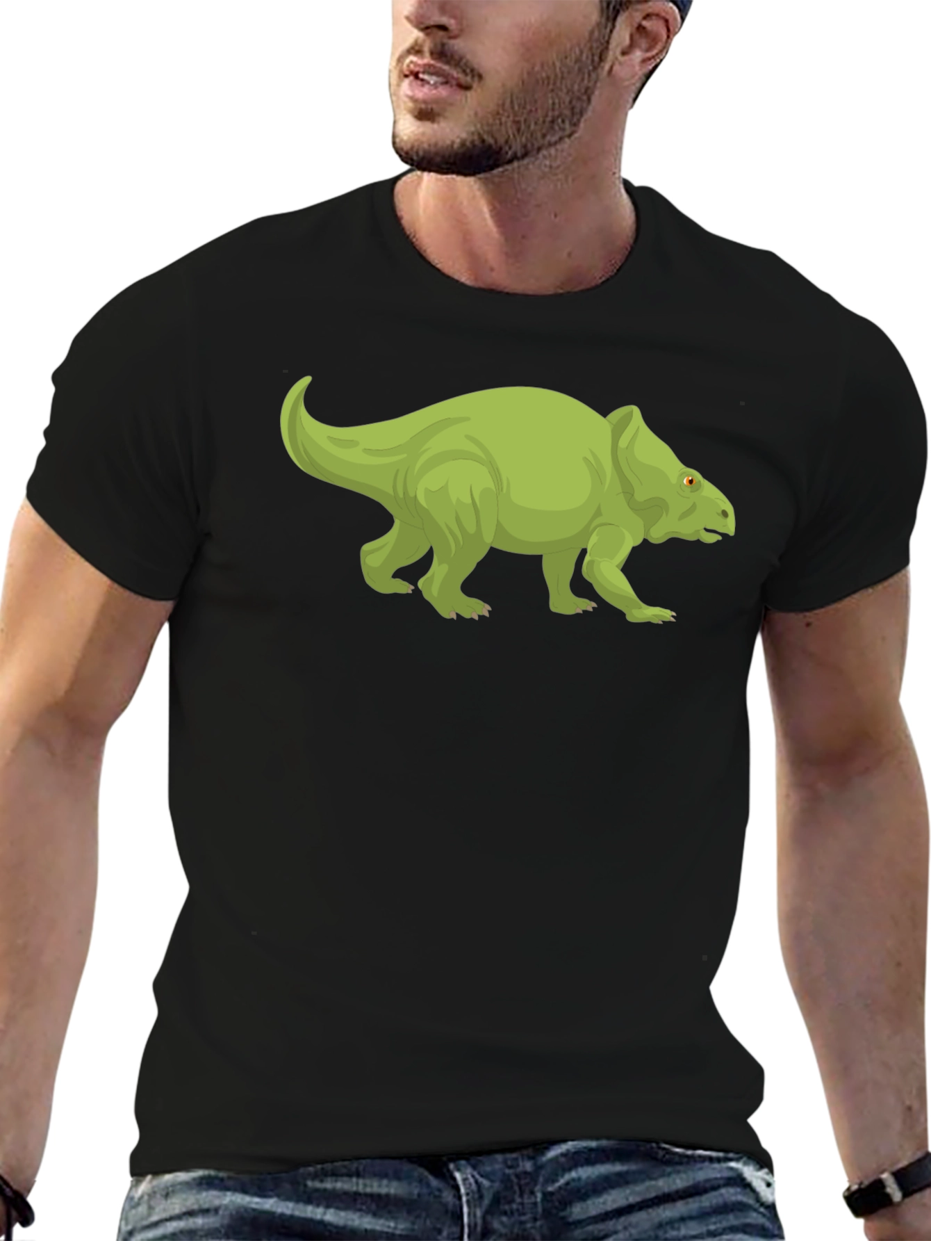 Dinosaur Graphic Black T-Shirt