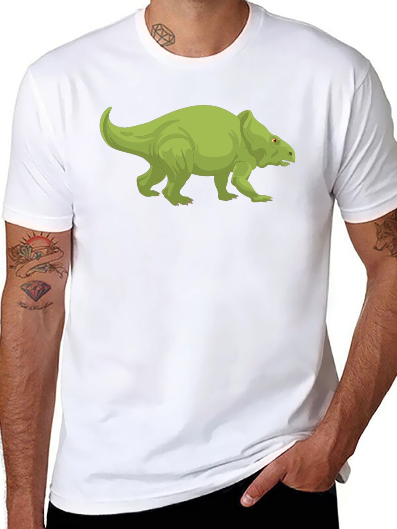Dinosaur Graphic Black T-Shirt