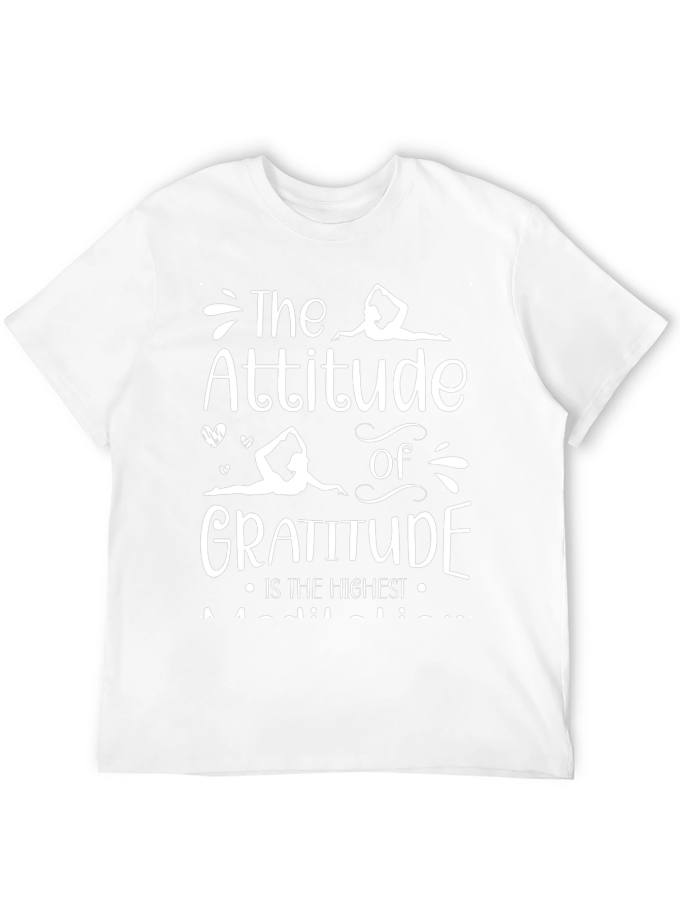 Gratitude Graphic Tee - Black Cotton Comfort