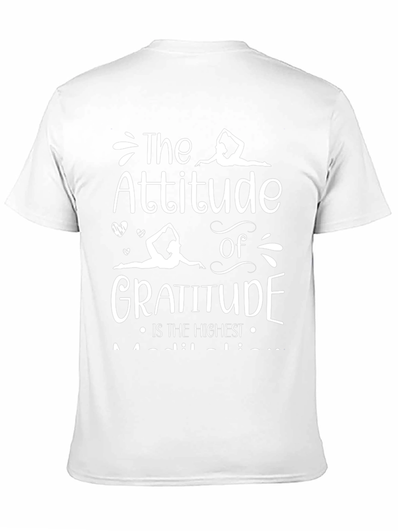 Gratitude Graphic Tee - Black Cotton Comfort