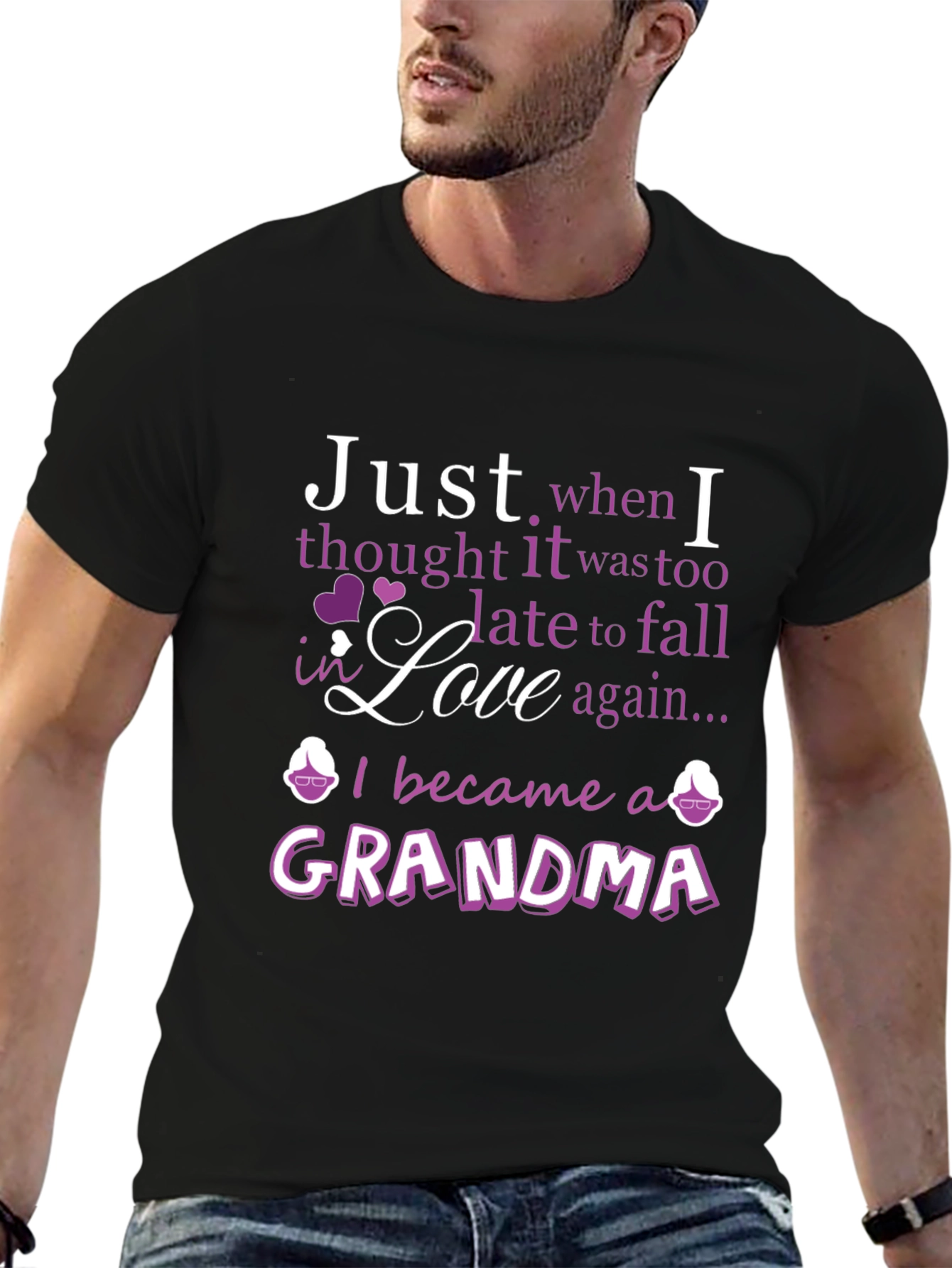 Grandma Love T-Shirt - Cute Gift for Grandmothers