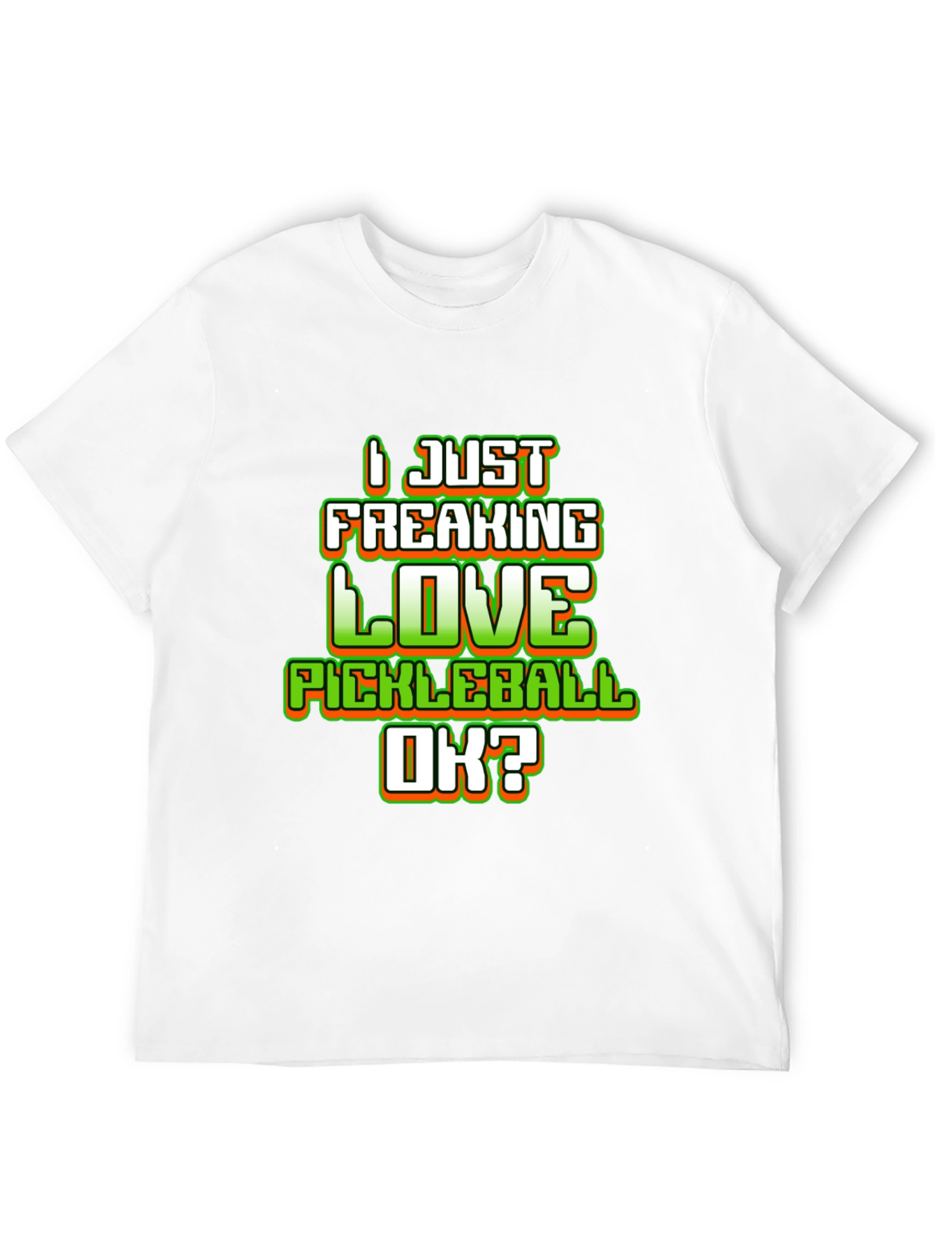 I Love Pickleball Graphic T-Shirt