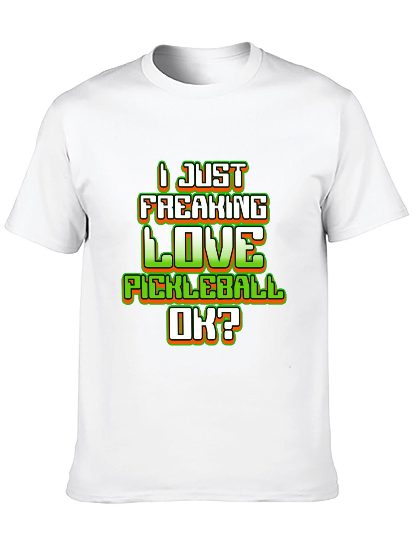 I Love Pickleball Graphic T-Shirt