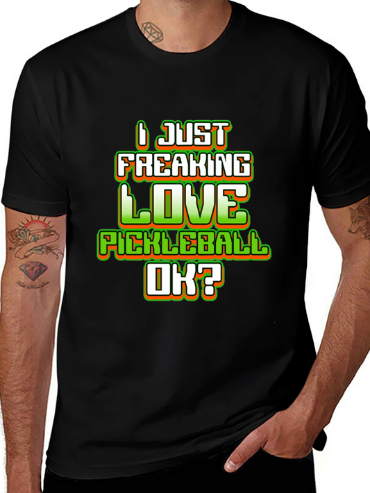 I Love Pickleball Graphic T-Shirt