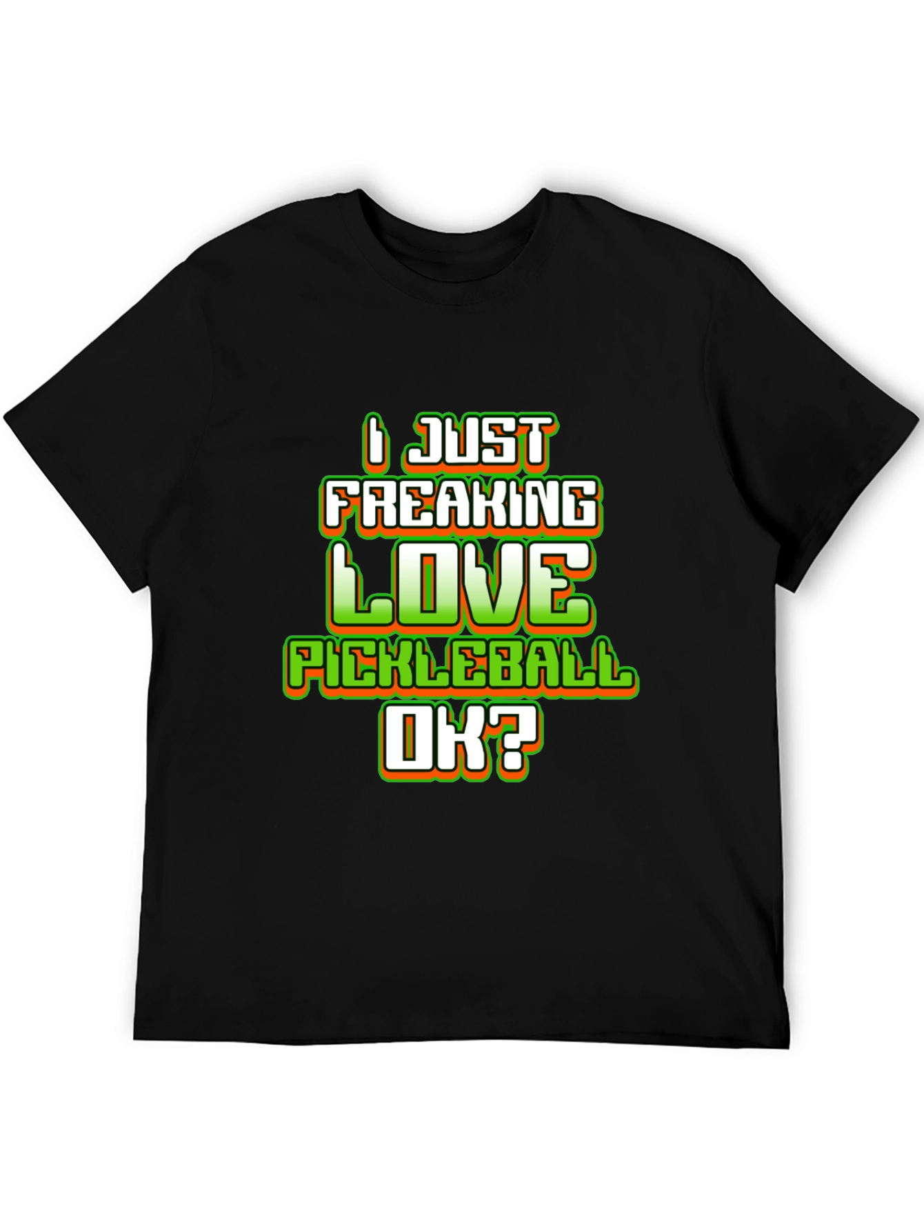 I Love Pickleball Graphic T-Shirt
