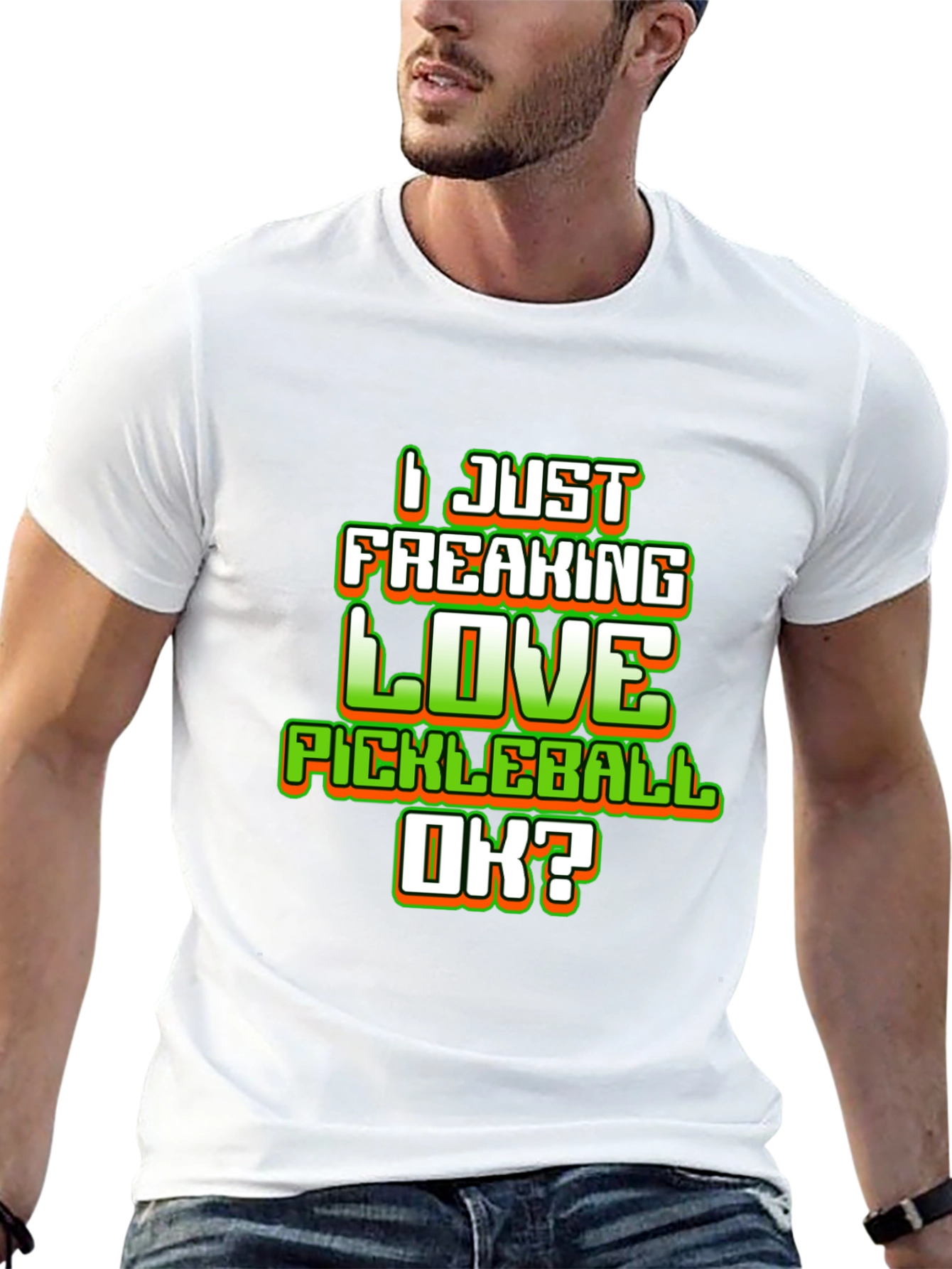 I Love Pickleball Graphic T-Shirt