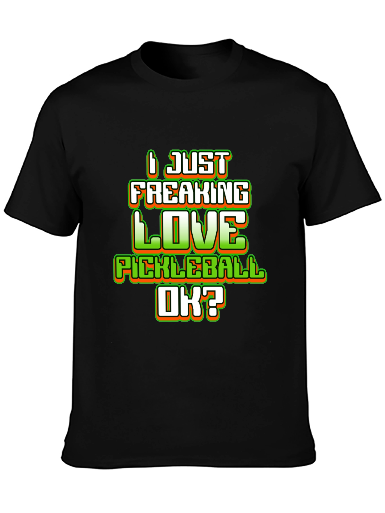 I Love Pickleball Graphic T-Shirt