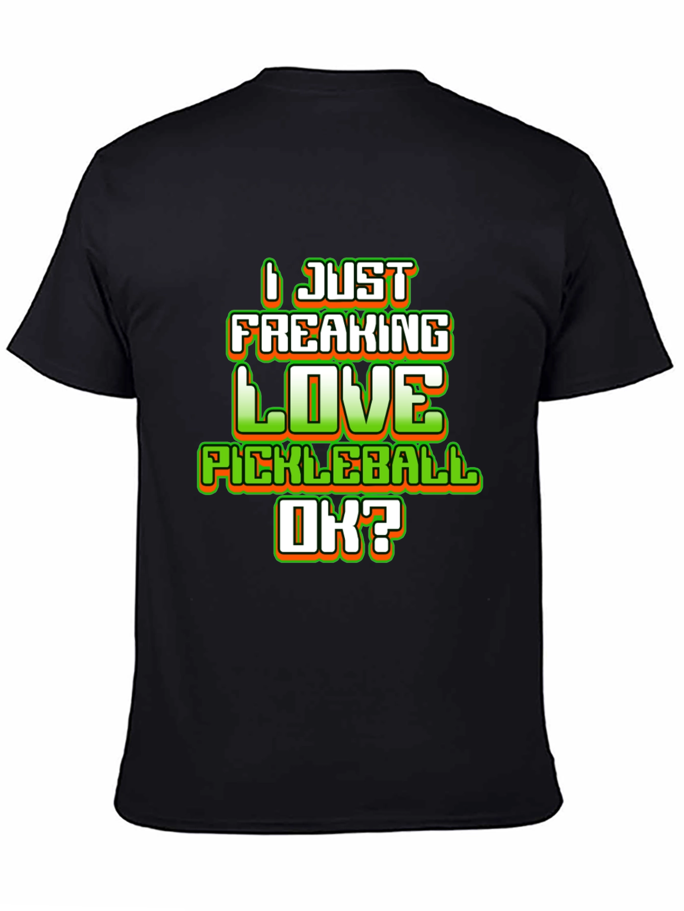 I Love Pickleball Graphic T-Shirt
