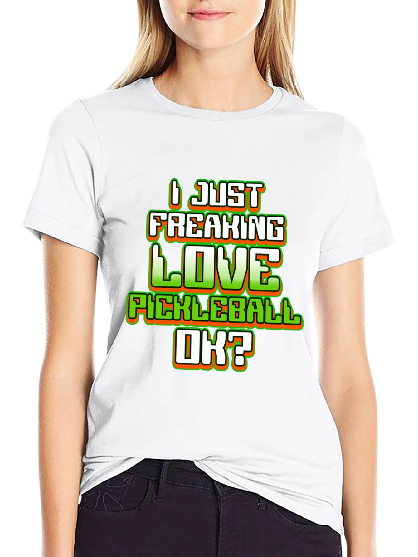 I Love Pickleball Graphic T-Shirt