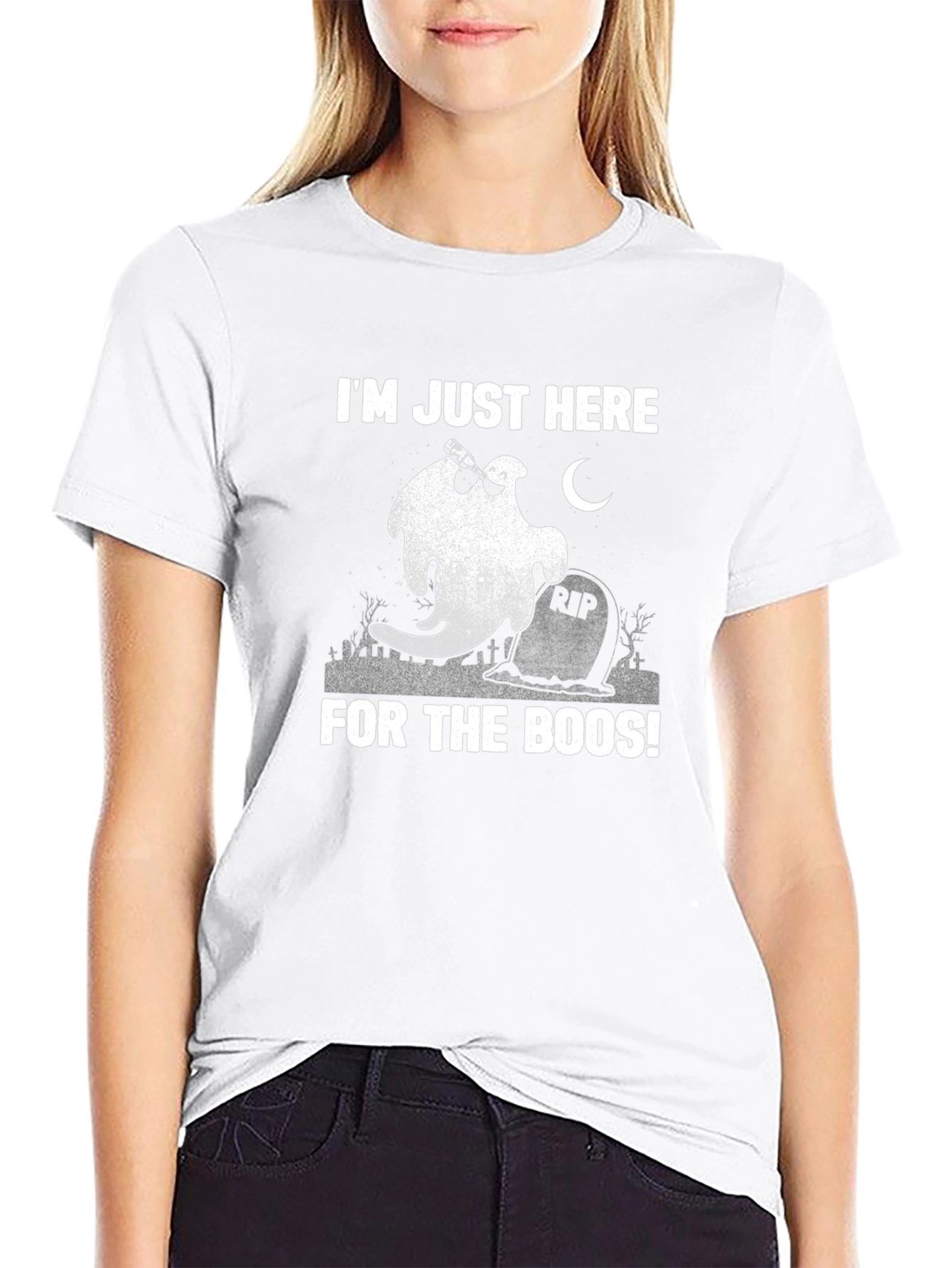 Halloween Ghost Drinking Boos T-Shirt
