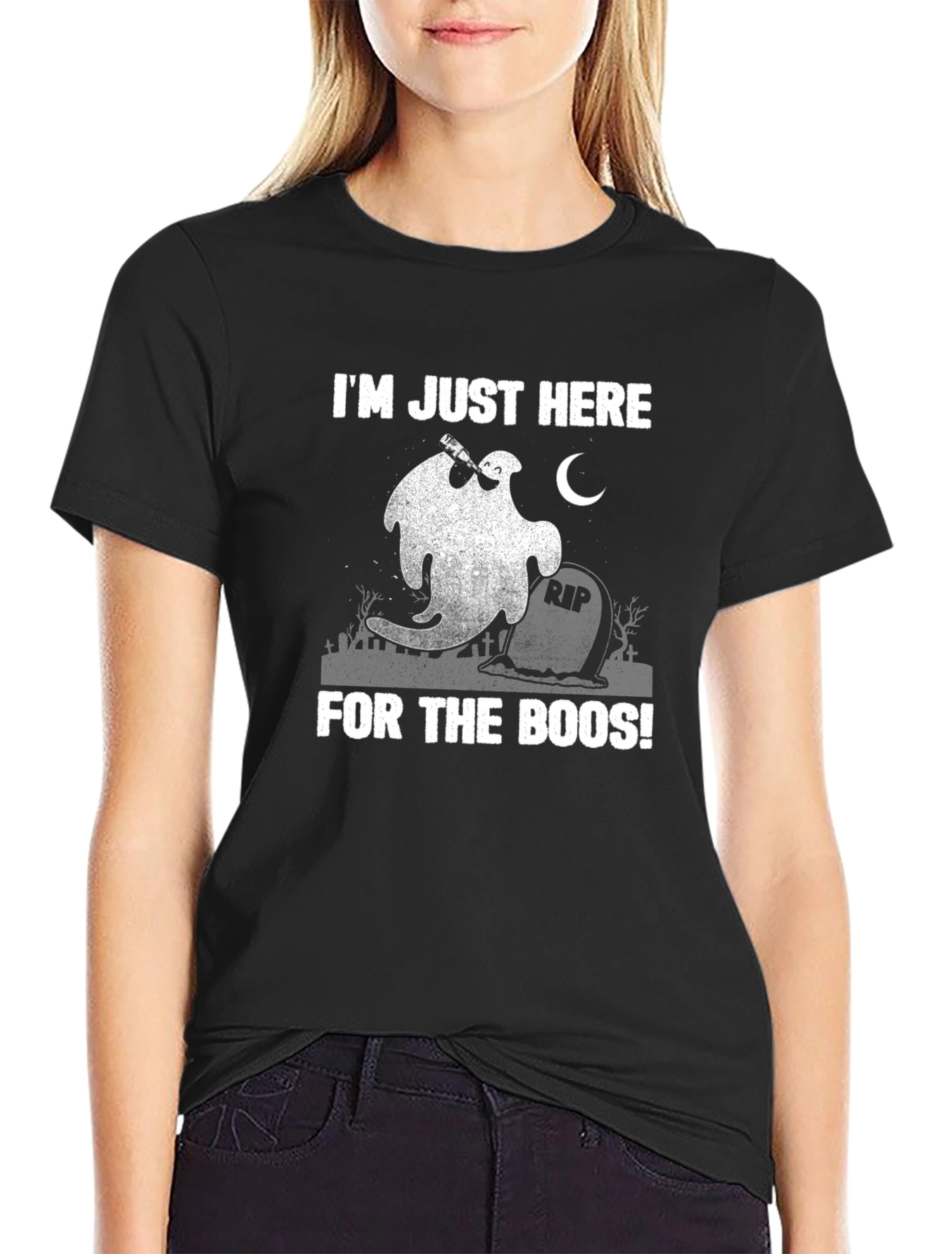 Halloween Ghost Drinking Boos T-Shirt