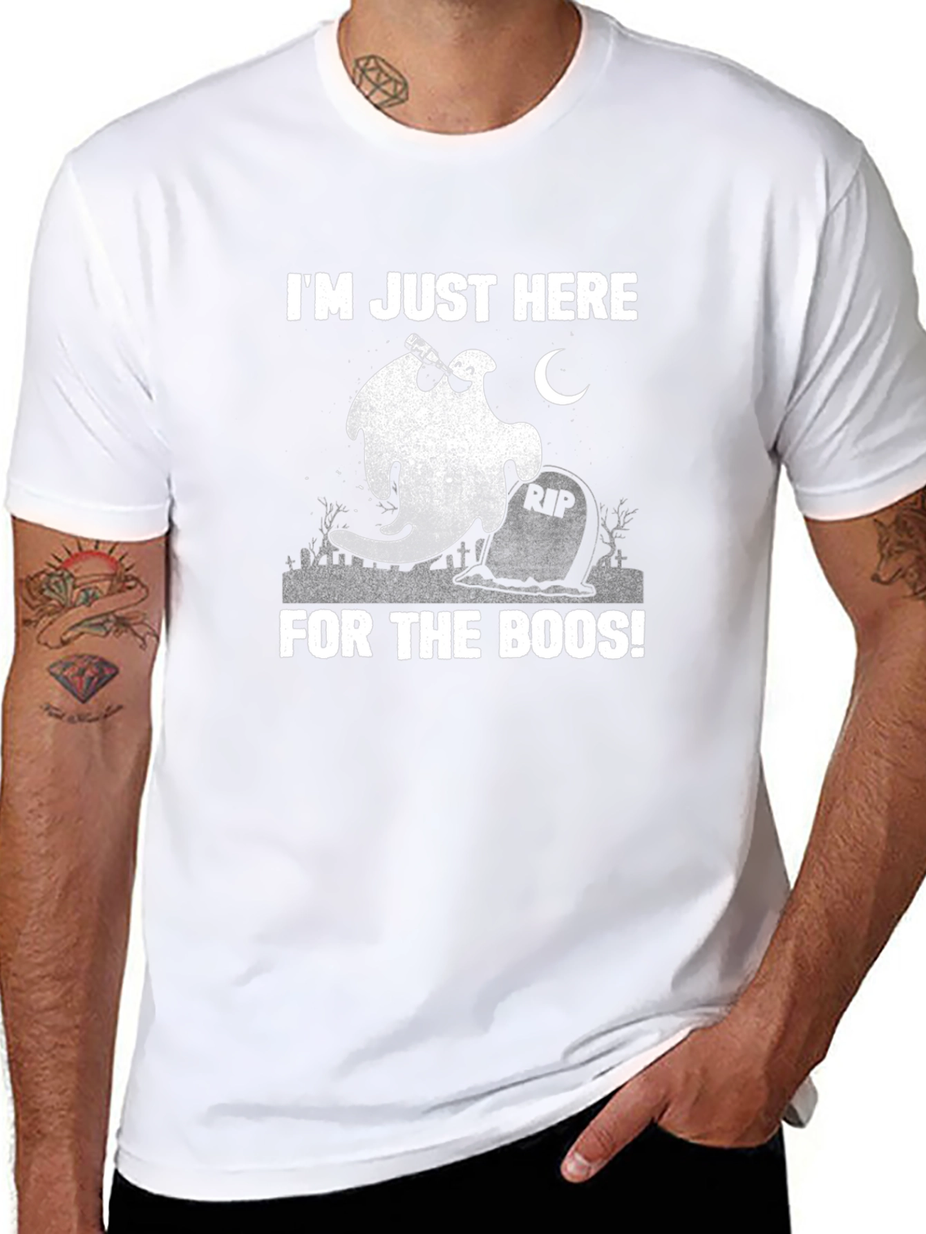 Halloween Ghost Drinking Boos T-Shirt