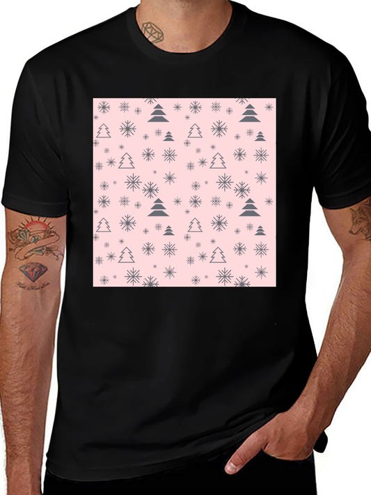 Holiday Tree & Snowflake T-Shirt