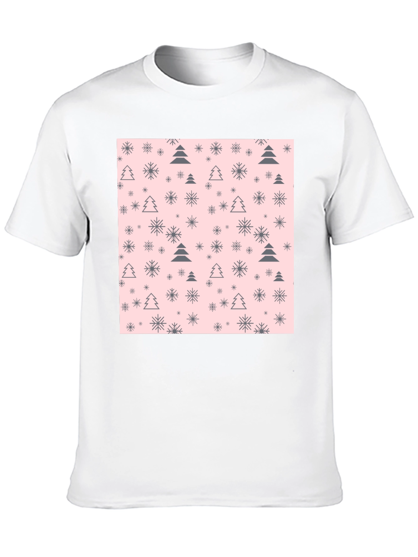 Holiday Tree & Snowflake T-Shirt
