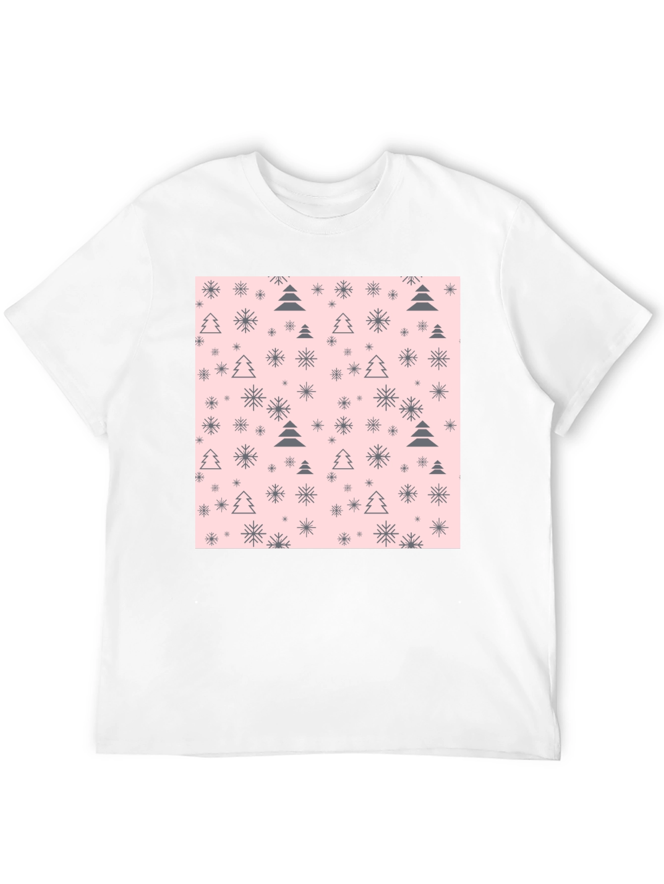 Holiday Tree & Snowflake T-Shirt