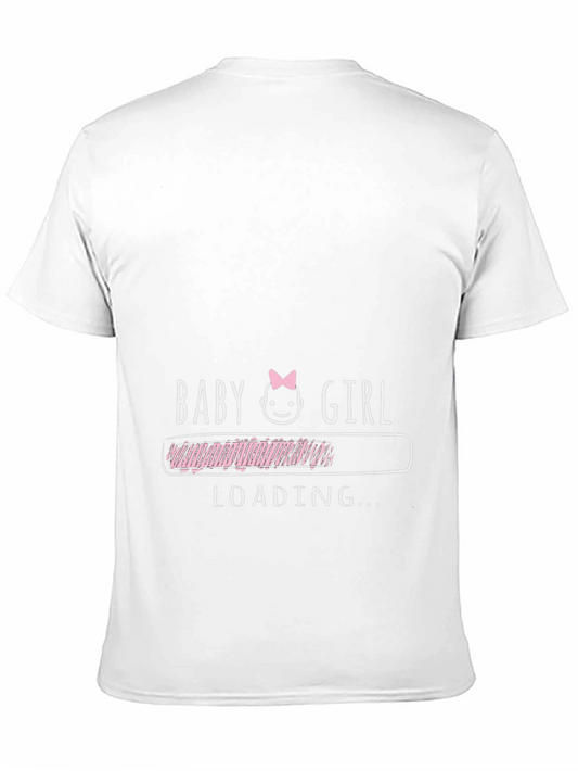 Baby Girl Loading T-Shirt - New Dad Gift