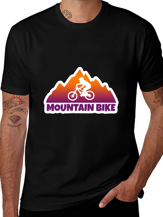 Mountain Bike Graphic Tee - Black