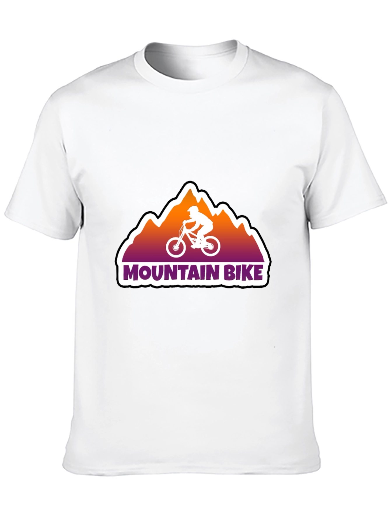 Mountain Bike Graphic Tee - Black