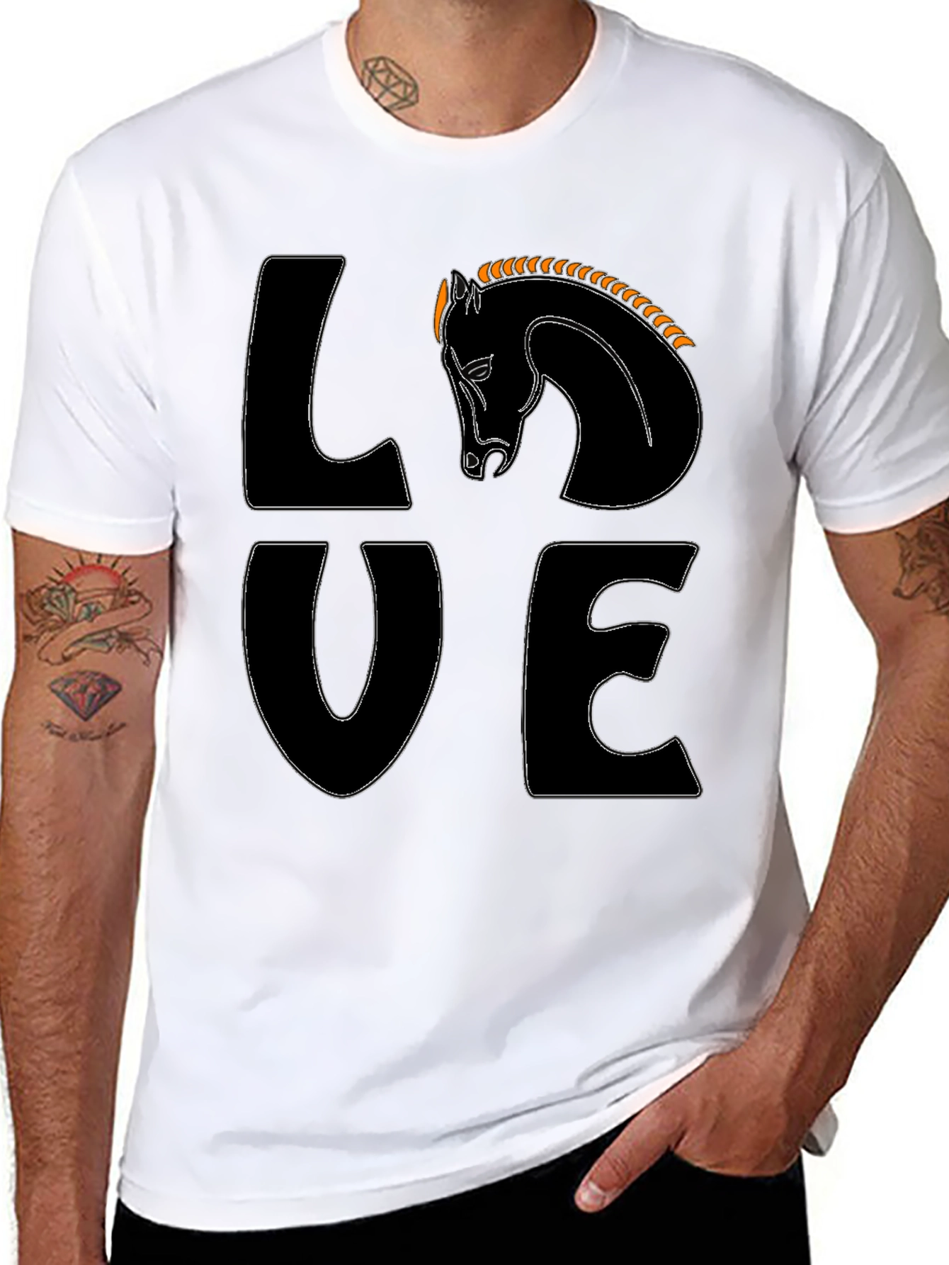 Love Horse Tee - Stylish Equestrian T-Shirt