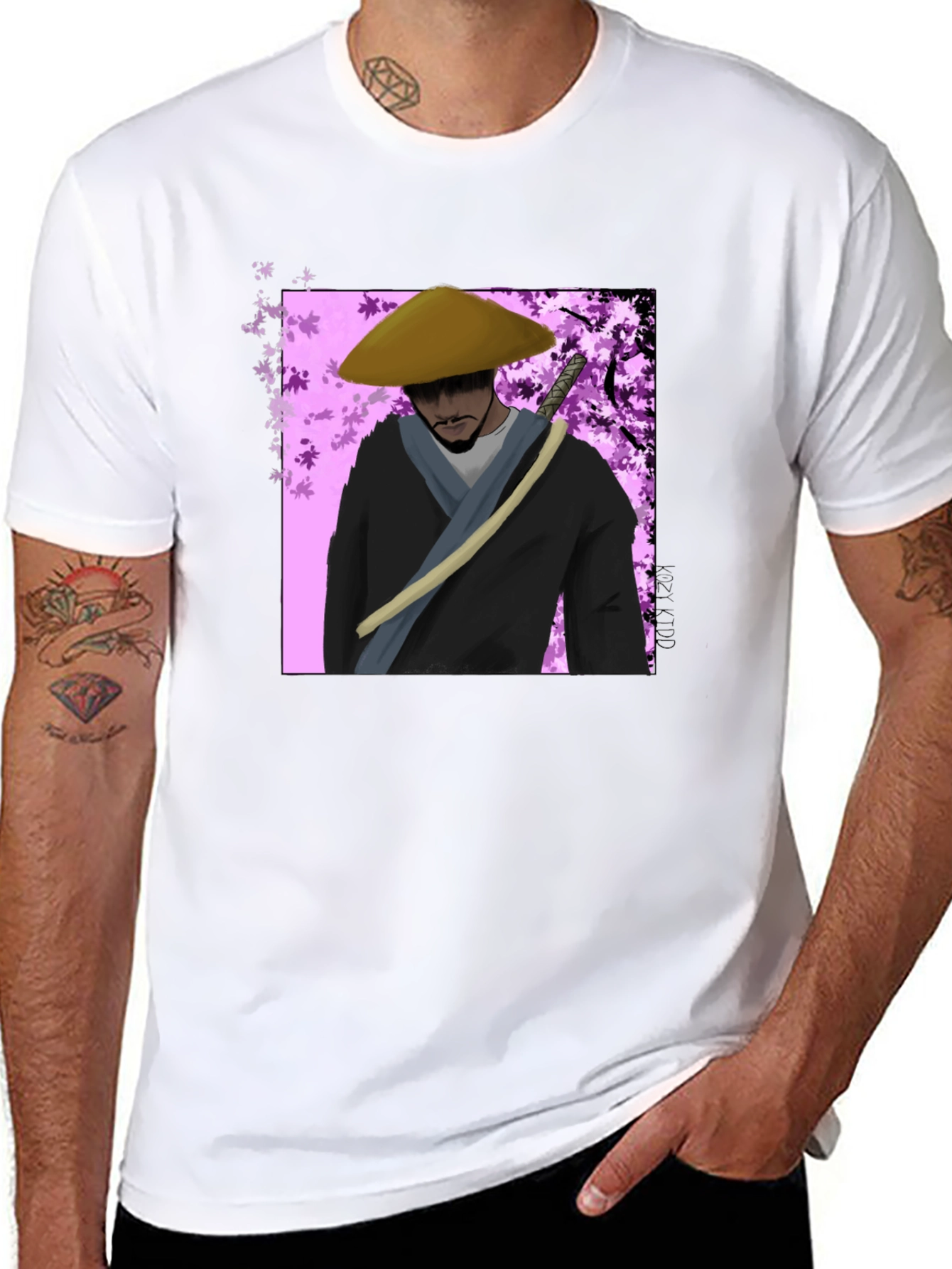 Samurai Graphic Tee - Urban Style T-Shirt