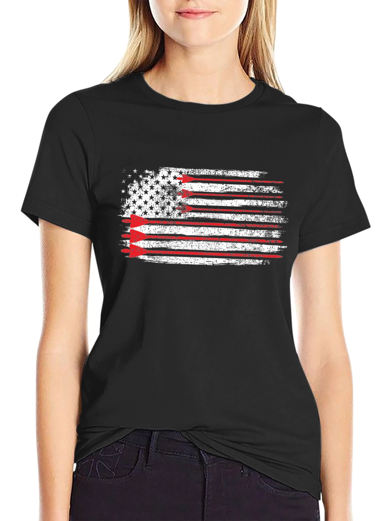 American Flag Arrow T-Shirt