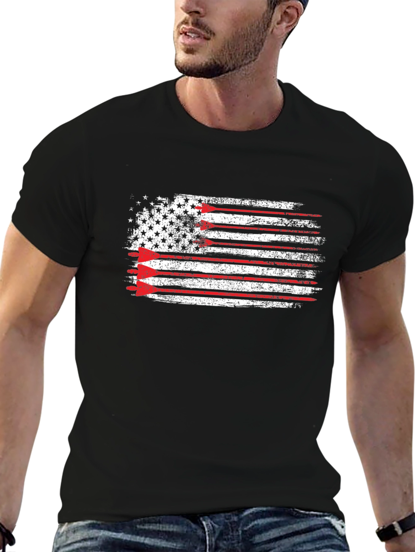 American Flag Arrow T-Shirt