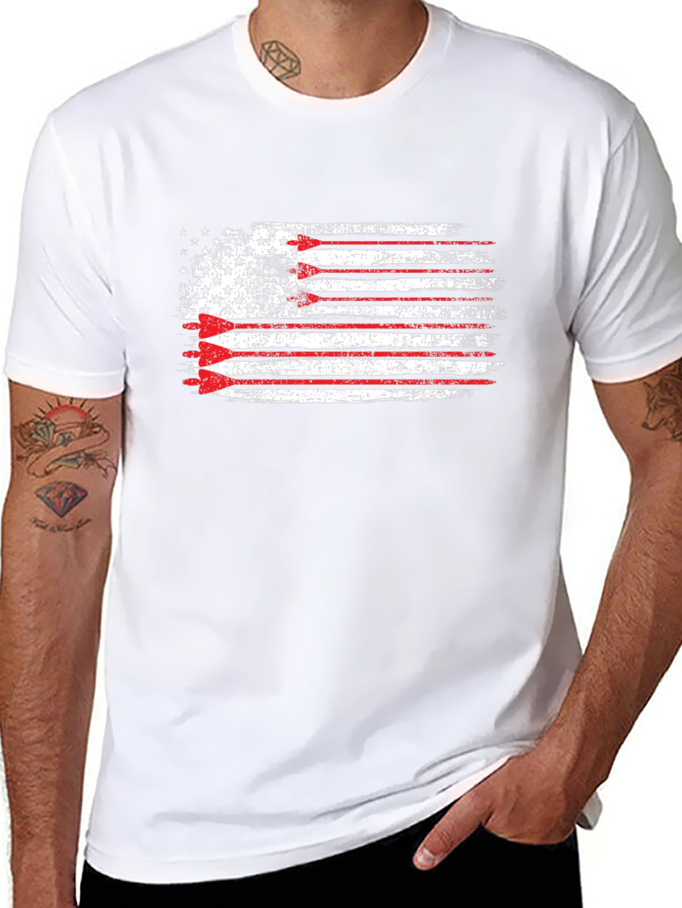 American Flag Arrow T-Shirt