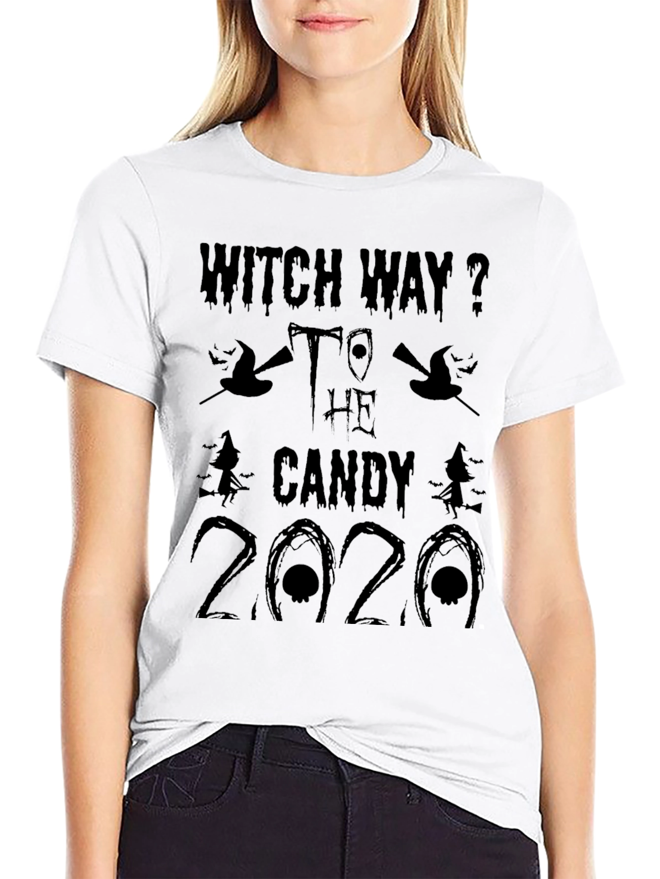 Witch Way To The Candy 2020 Halloween T-Shirt