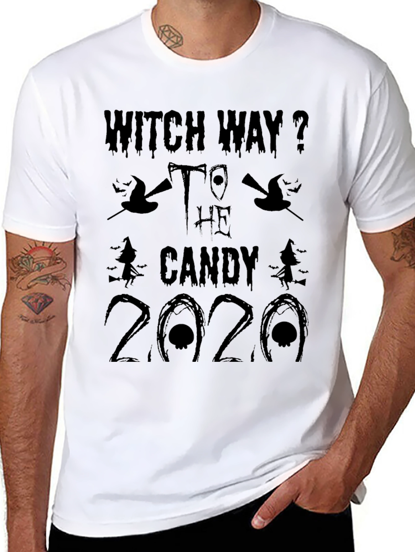 Witch Way To The Candy 2020 Halloween T-Shirt