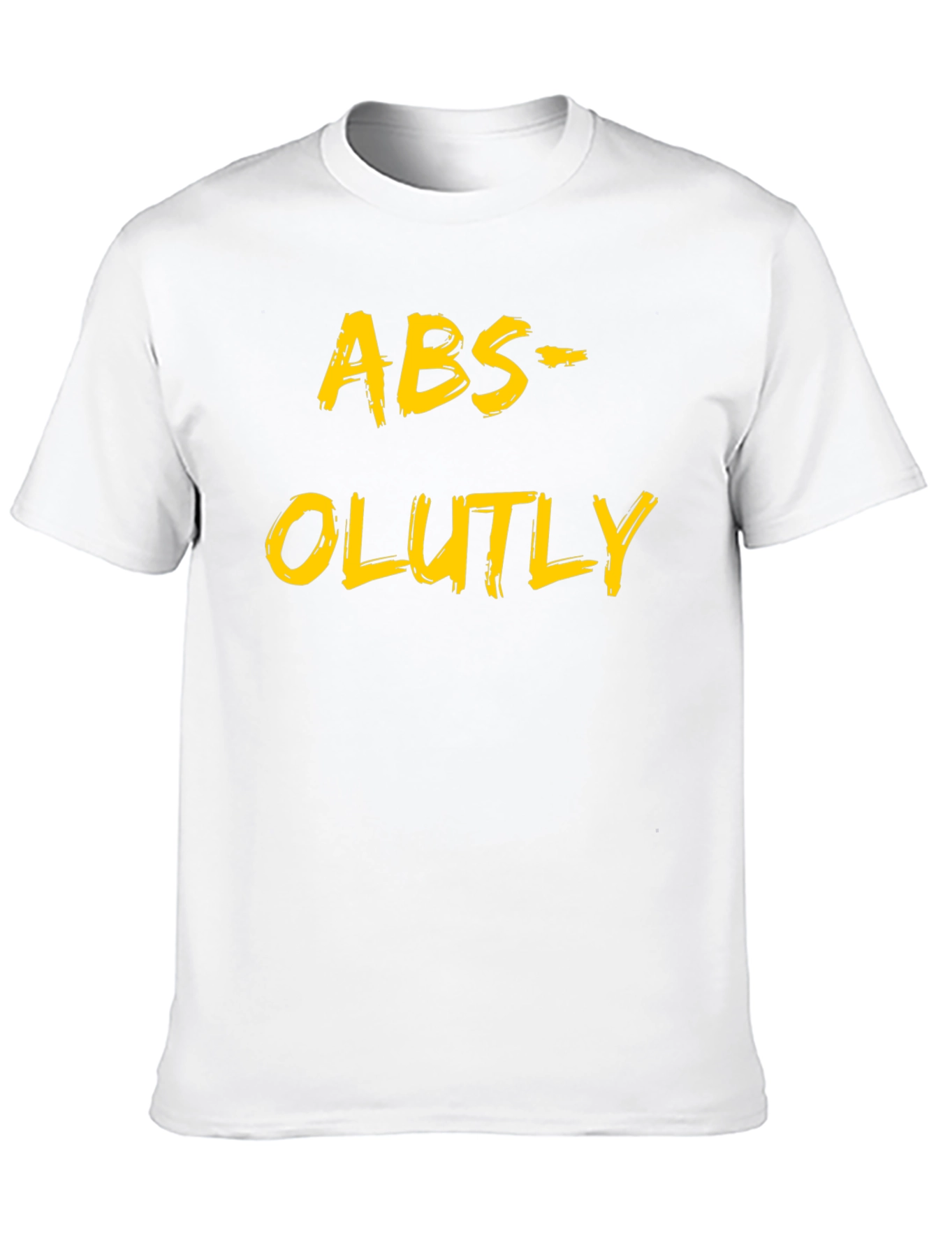 Abs-olutely T-Shirt Funny Humor Tee Shirt
