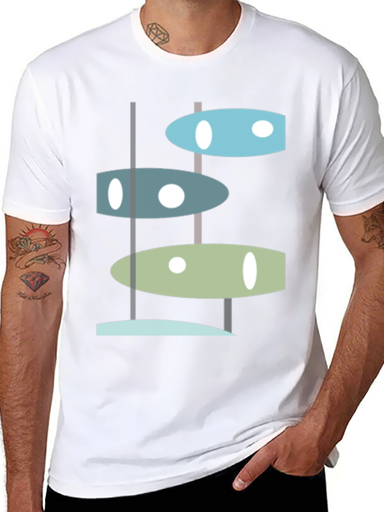 Retro Atomic Era Graphic T-Shirt - Stylish & Unique