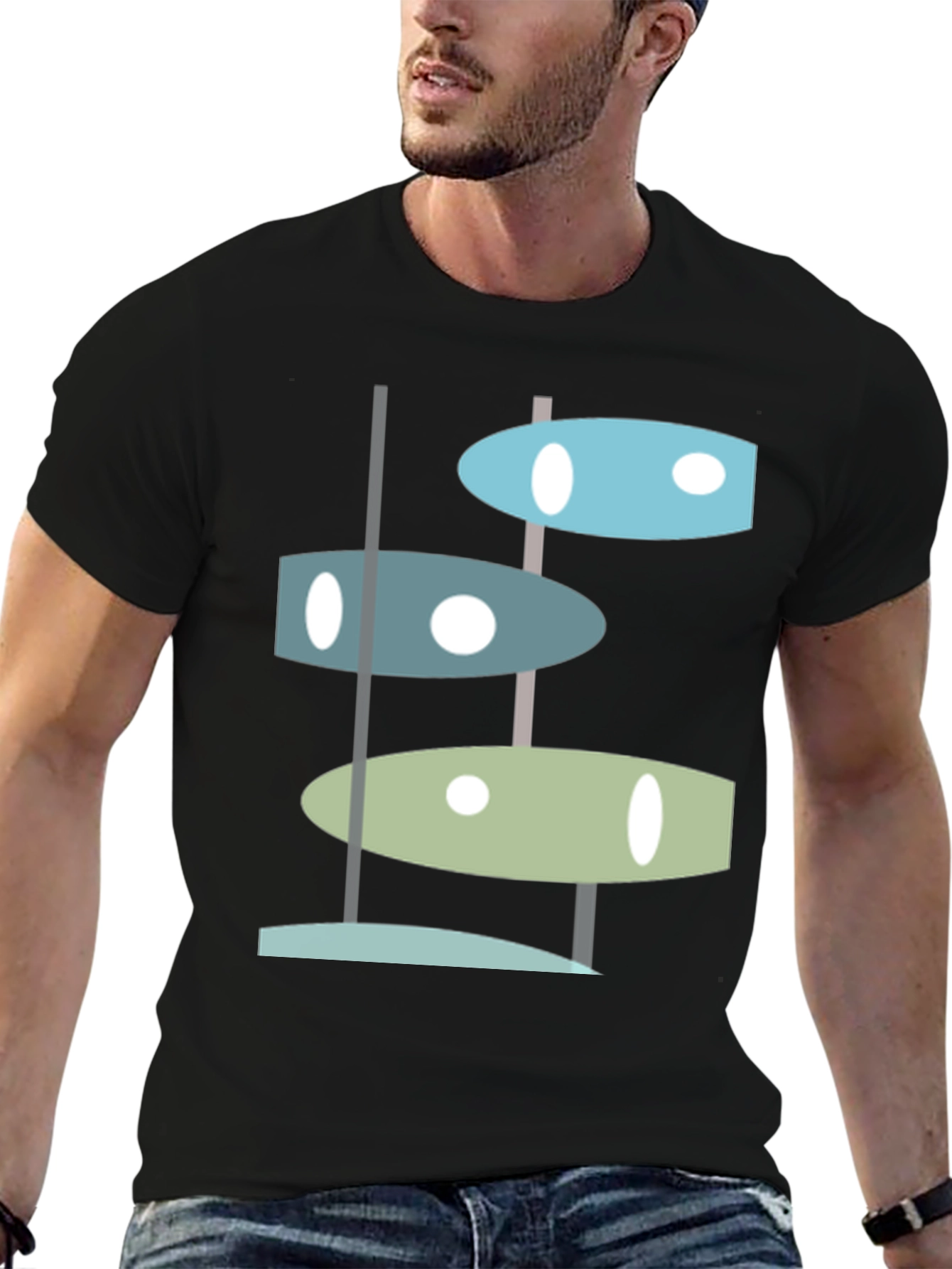 Retro Atomic Era Graphic T-Shirt - Stylish & Unique