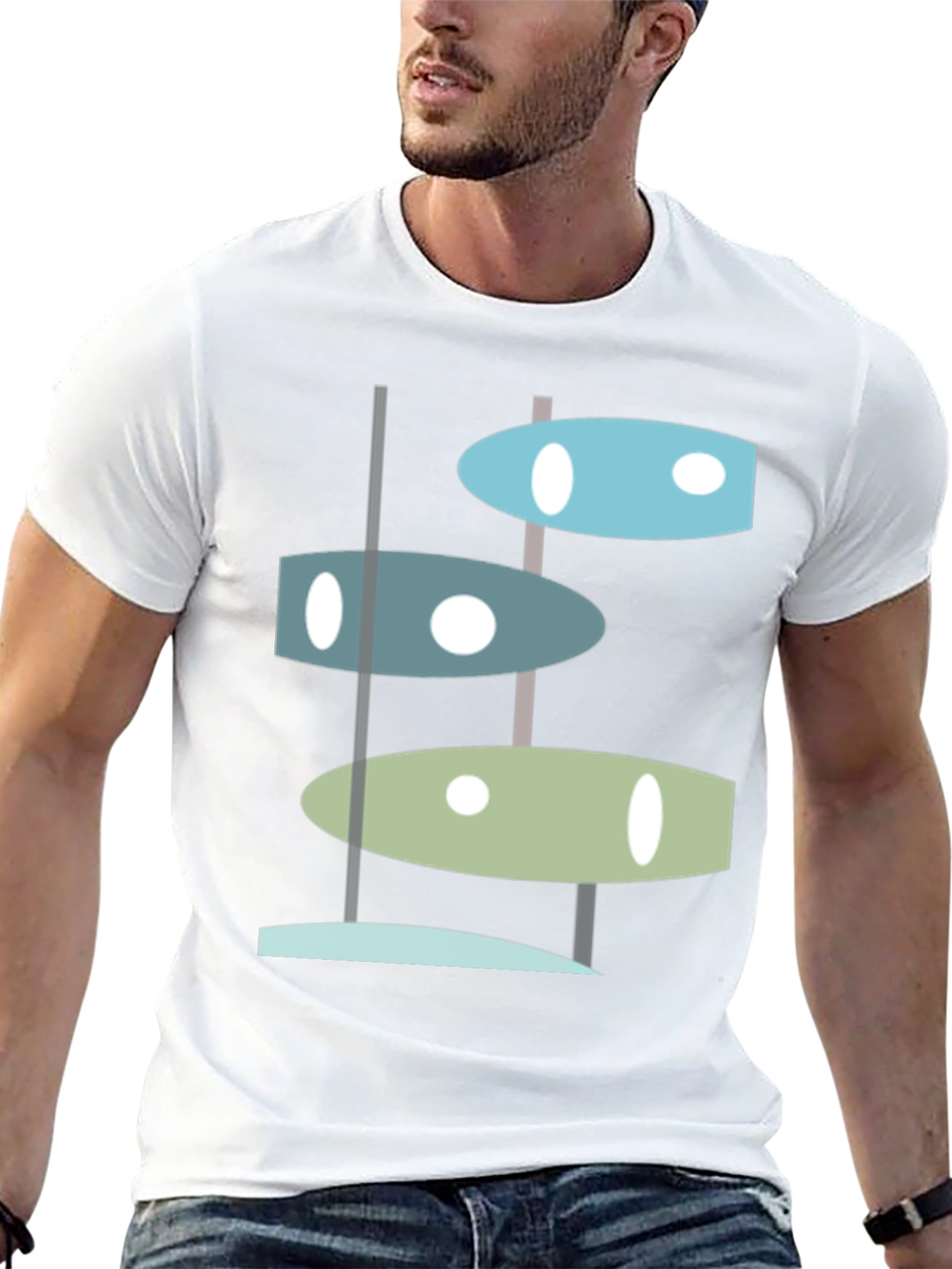 Retro Atomic Era Graphic T-Shirt - Stylish & Unique