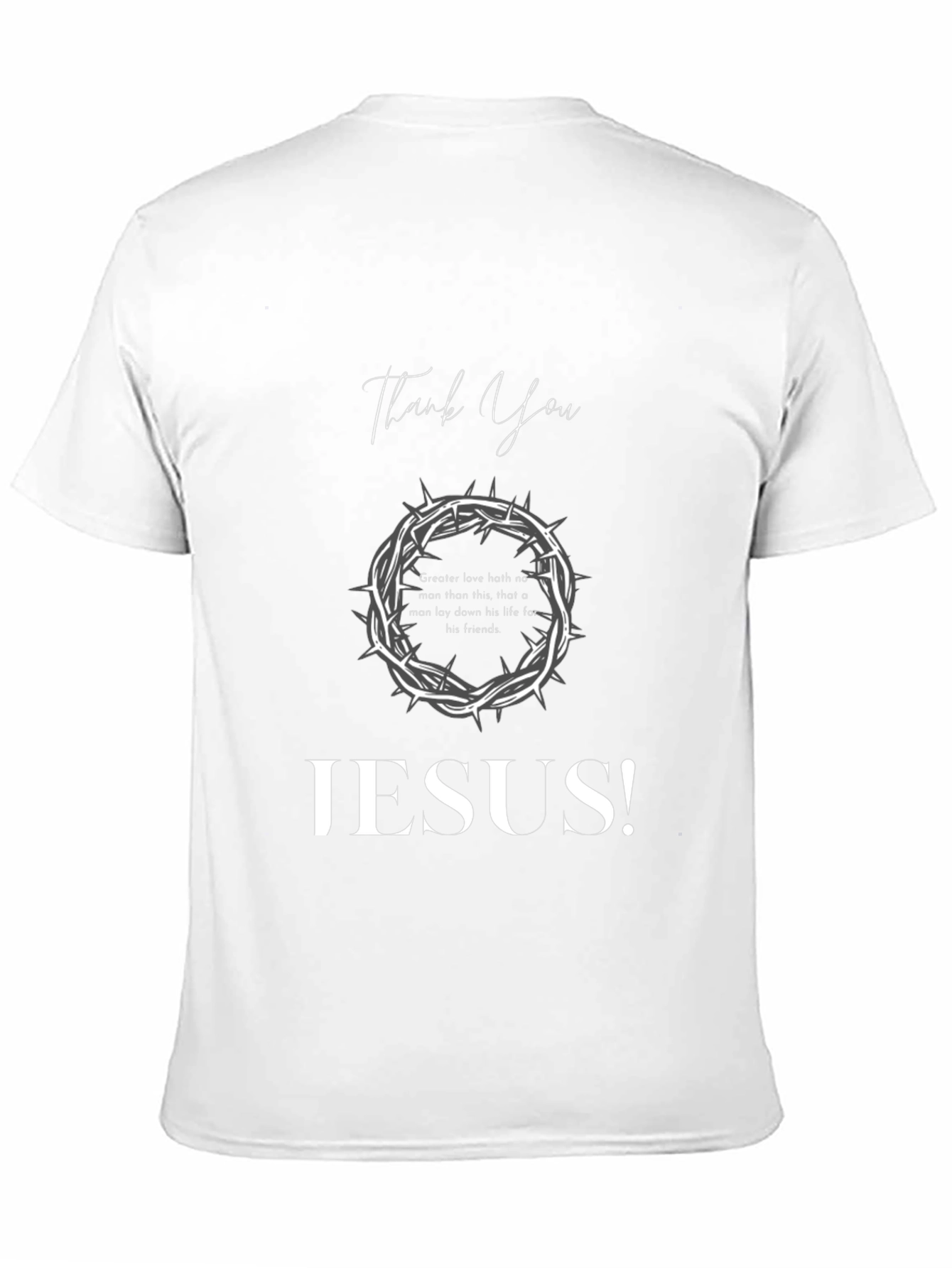 Thank You Jesus Graphic Tee - Christian Apparel