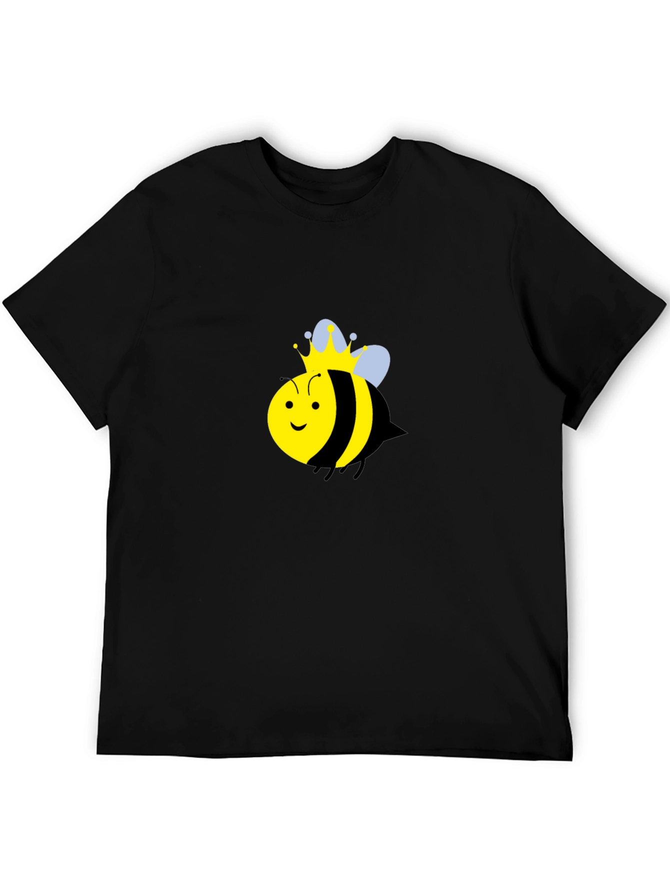 Queen Bee Graphic T-Shirt - Black Cotton Tee