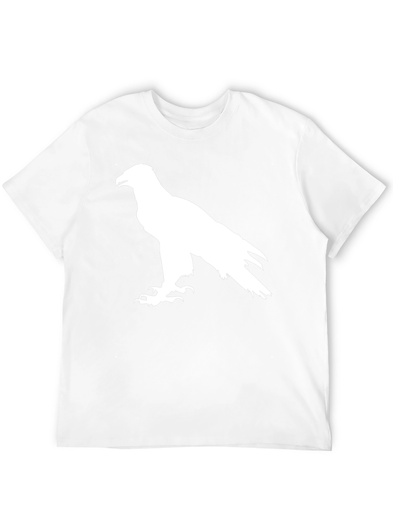 Eagle Silhouette Graphic Tee - Black