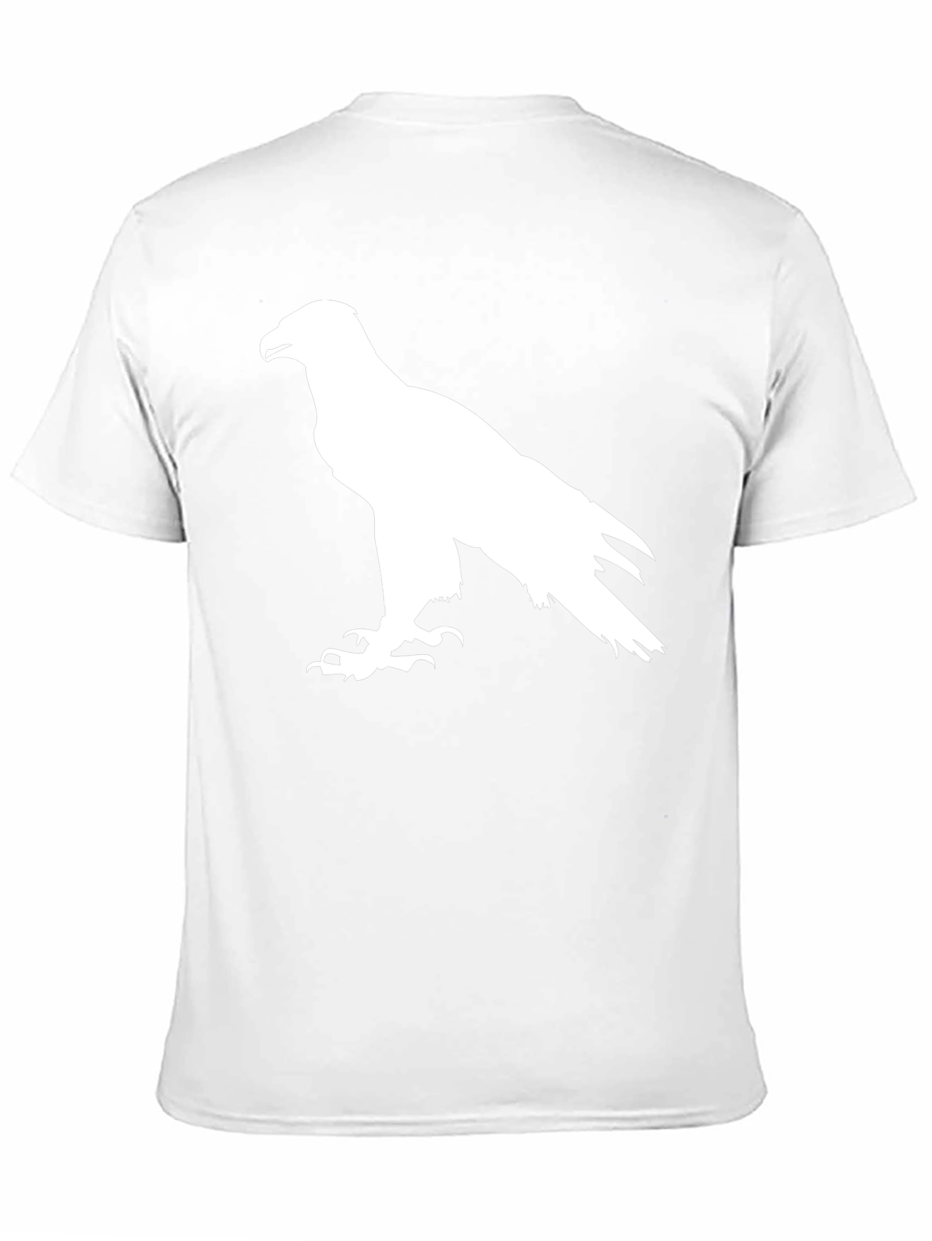 Eagle Silhouette Graphic Tee - Black
