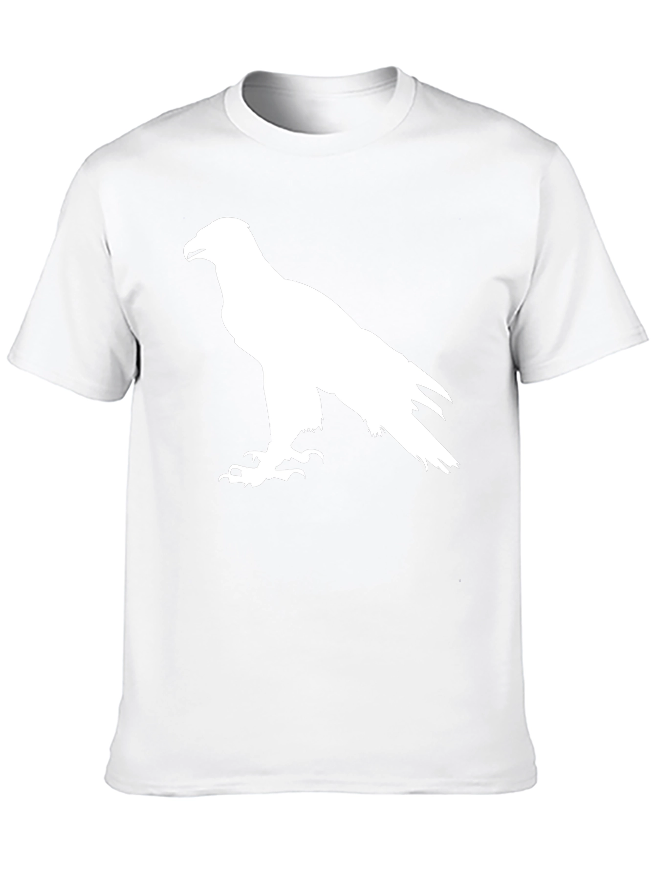 Eagle Silhouette Graphic Tee - Black