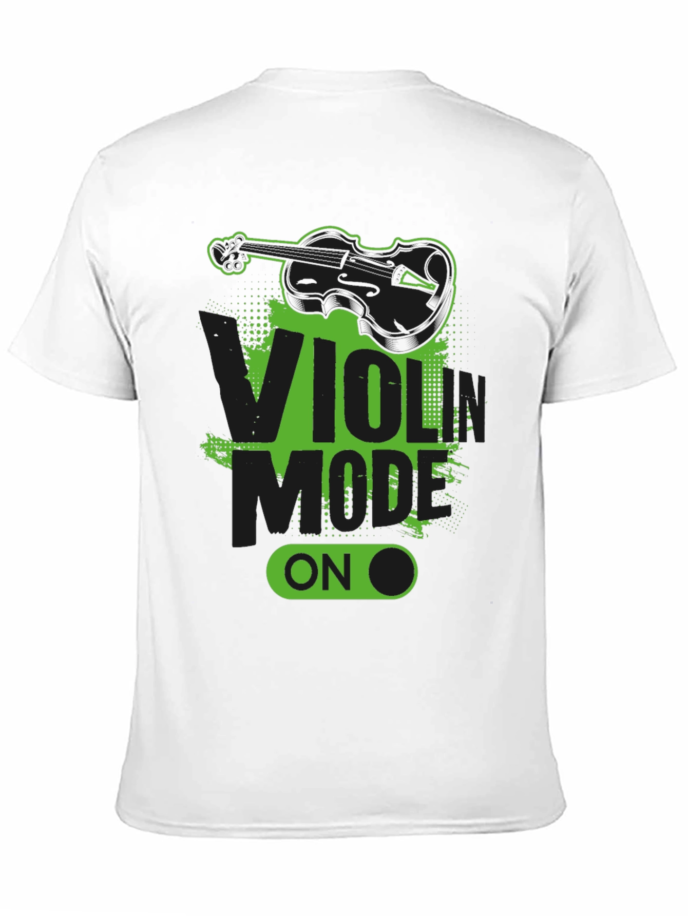 Violin Mode On Graphic T-Shirt