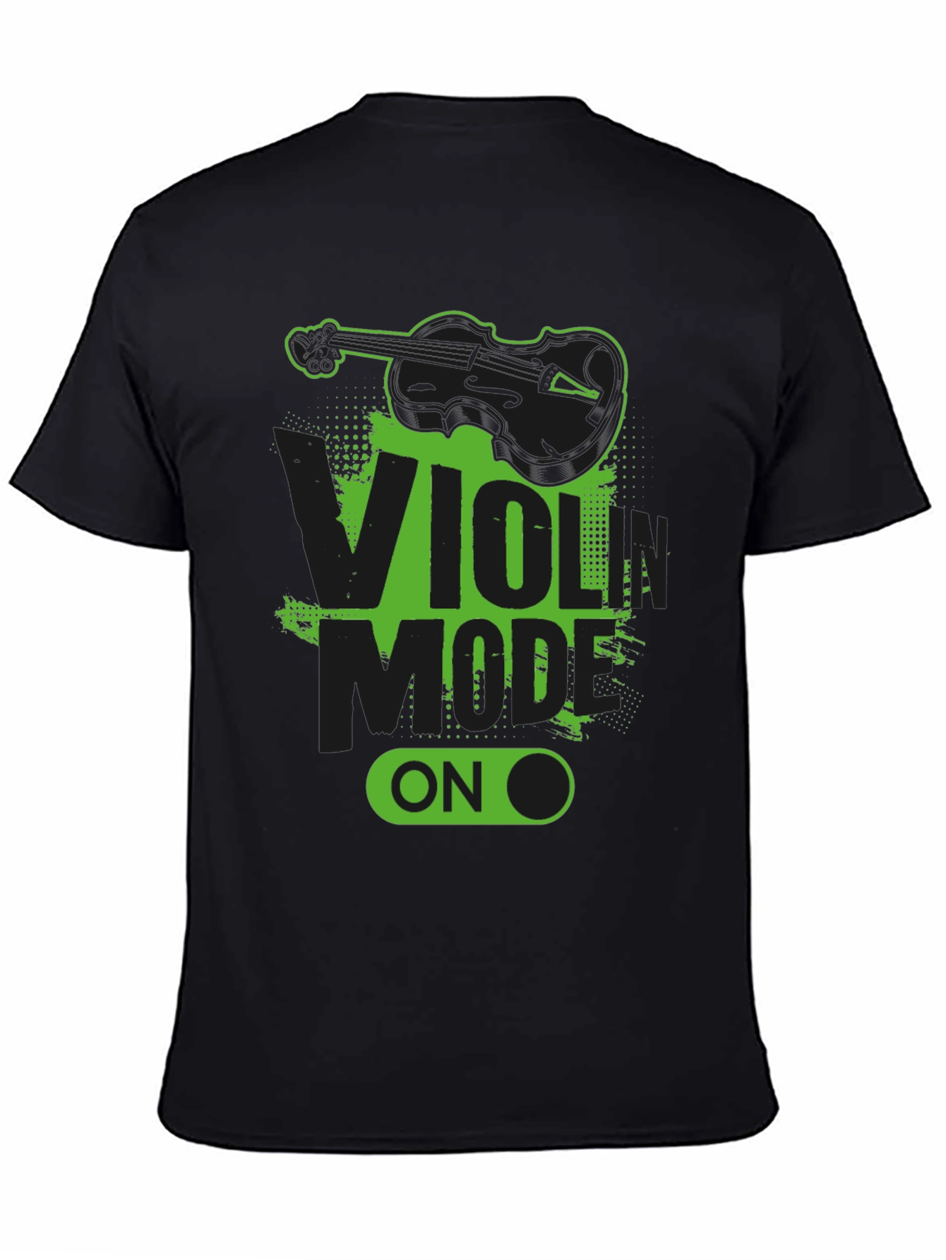 Violin Mode On Graphic T-Shirt