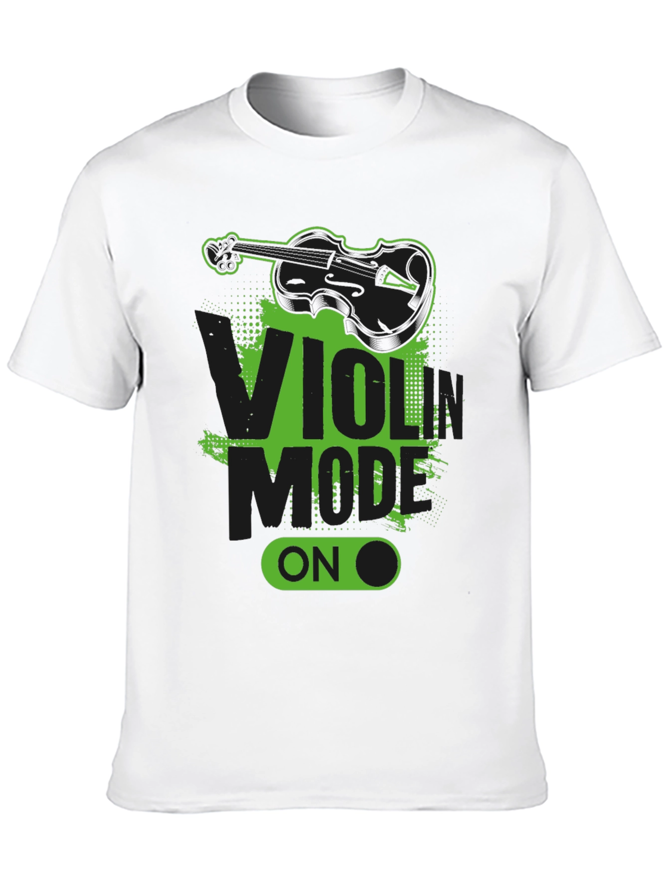 Violin Mode On Graphic T-Shirt