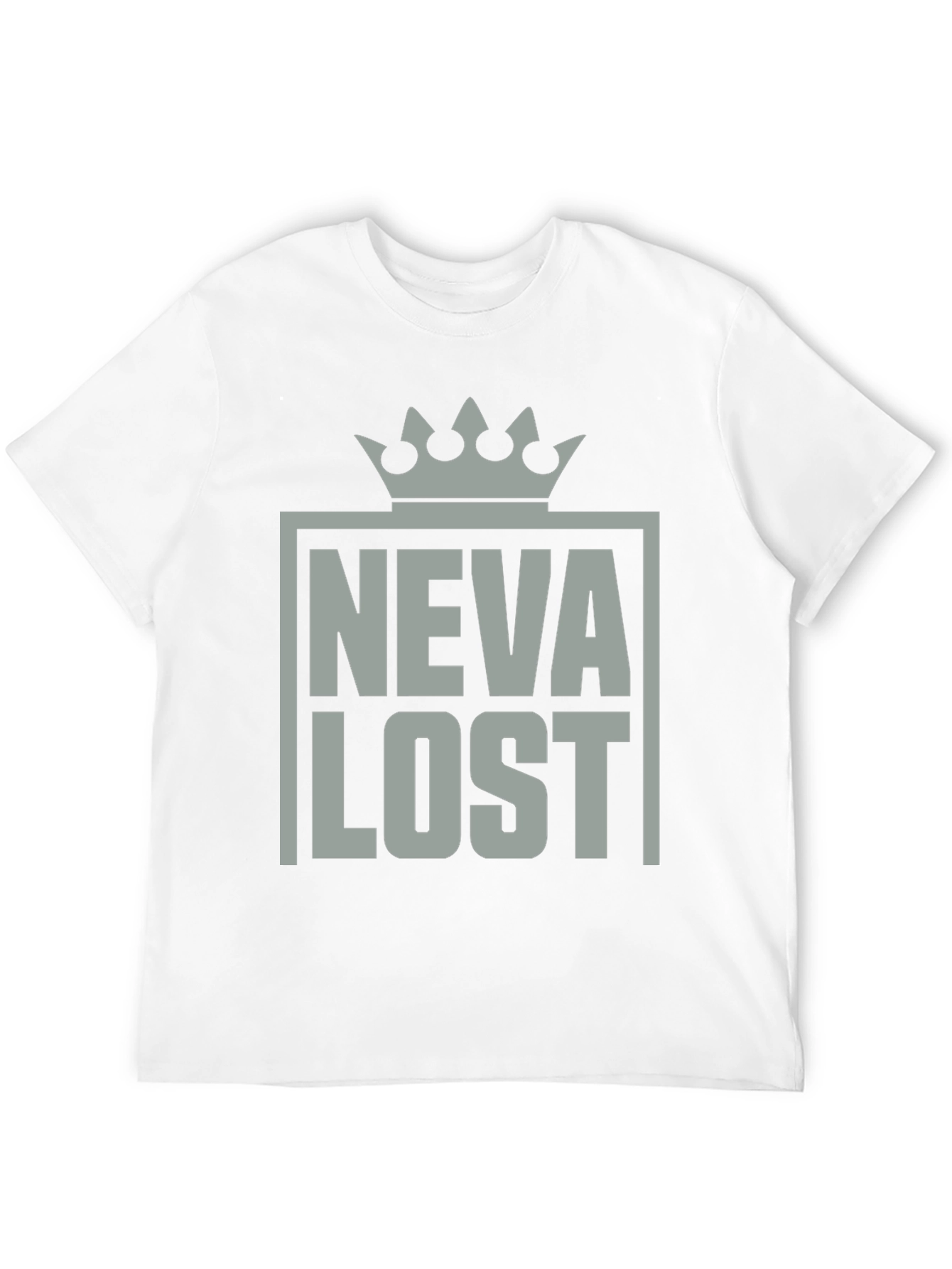 Neva Lost Graphic T-Shirt Crown Design