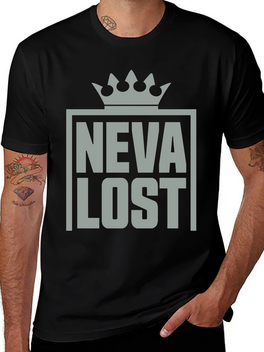 Neva Lost Graphic T-Shirt Crown Design