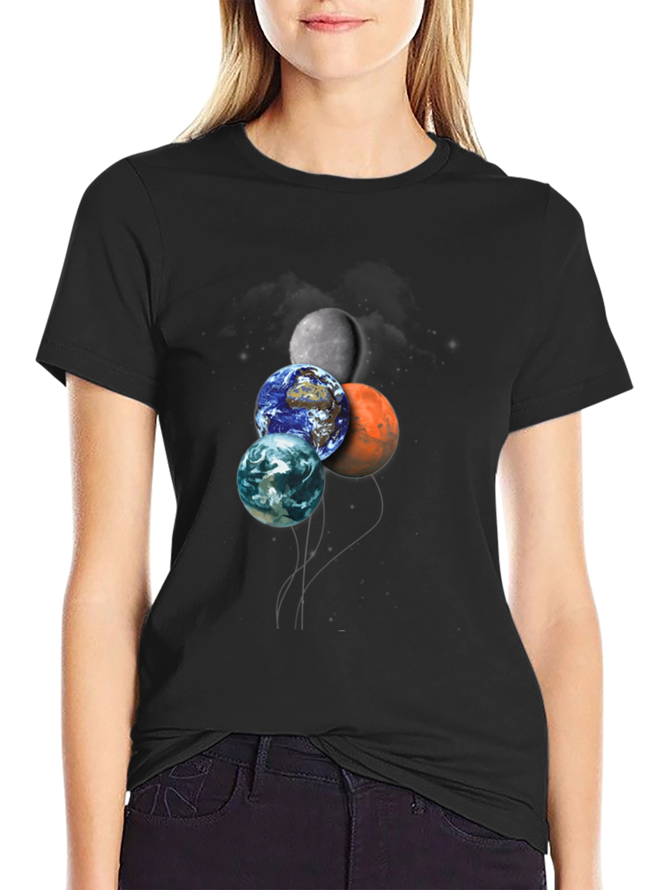 Planets Graphic T-Shirt