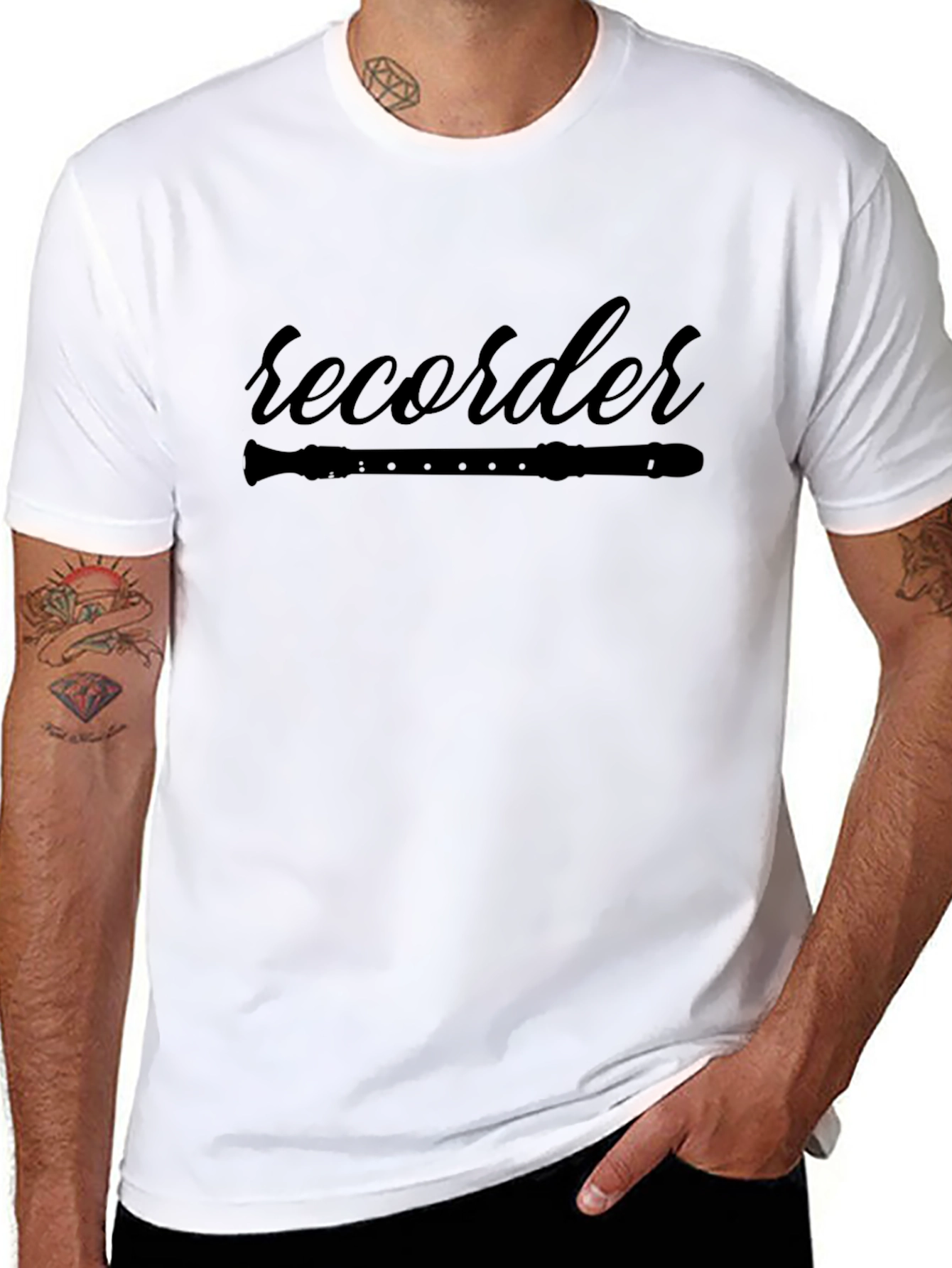 Recorder T-Shirt - Music Lover Tee