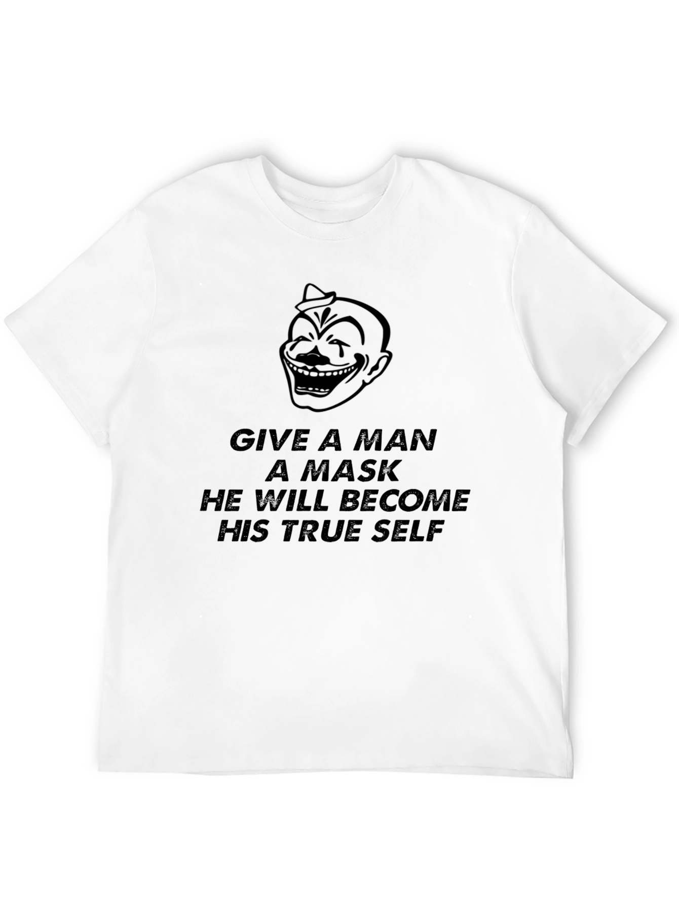 Clown Mask Tee - True Self Reveal T-Shirt